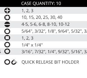 33pc Driver Bit and Socket Set