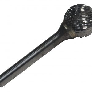 SD1 1/4" X 3/16" Ball End Carbide Burr 1/4 Shank, DULSD1