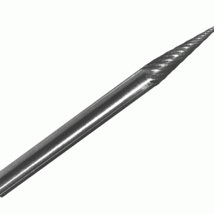 SM53 3/16" X 1/2" Cone Pointed End Carbide Burr 1/8" Shank, DULSM53