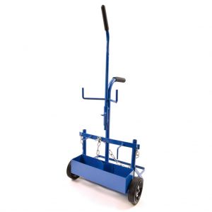 Uniweld 504 Metal Carrying Stand with Wheels for MC or B Tank and R-Oxygen or R40 Tank