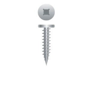 10 Pancake Head 10-12 x 1, SQ/PH, 305 Stainless Steel