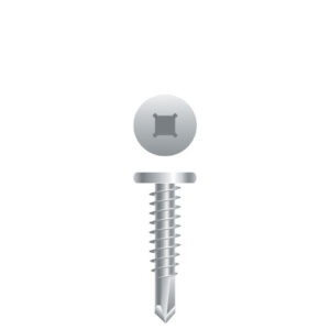 10 Pancake Head 10-16 x 1, SQ/PH, 410 Stainless Steel