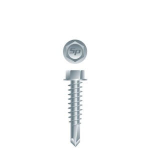 5/16 Hex Washer Head 5/16 x 1-1/2, Zinc