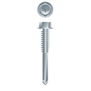 12 Hex Washer Head 12-24 x 3, Zinc