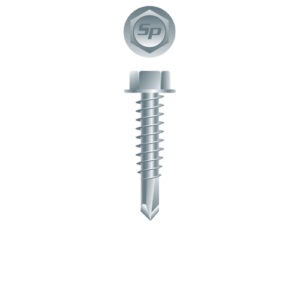 6 Hex Washer Head 6-20 x 3/4, Zinc