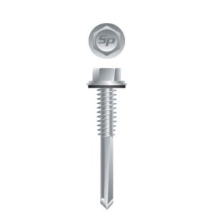 12 Hex Washer Head w/Washer 12-24 x 3, Strong-Shield