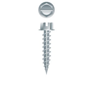 10 SLT Hex Washer Head 10 x 1-1/2, Hi-Head, 1/4 A.F., Zinc
