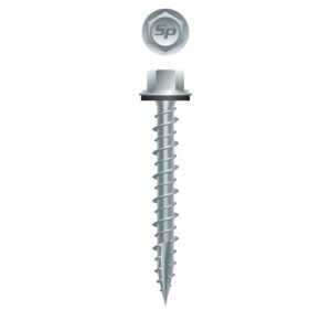 10 Hi-Hex Washer Head w/Washer 10-14 x 1, Hi-Low, Type '17', Strong-Shield