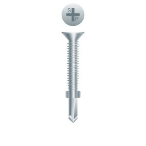 10 Flat Head Reamer 10-16 x 1-5/8, PH, Zinc