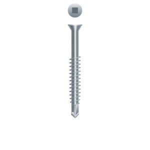 Strong-Point square drive trim head screws 6-20 x 2-1/4 zinc plated - SKU INCT2QZF