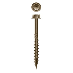 1/4 Hex Washer Head 1/4 x 6, Knurl, Type '17', WAR